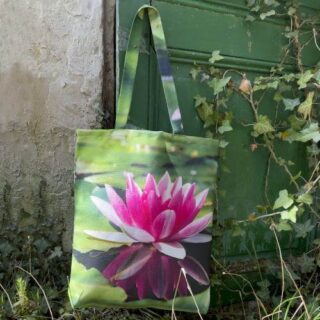 Maron Bouillie - Tote bag fleur – Nénuphar
