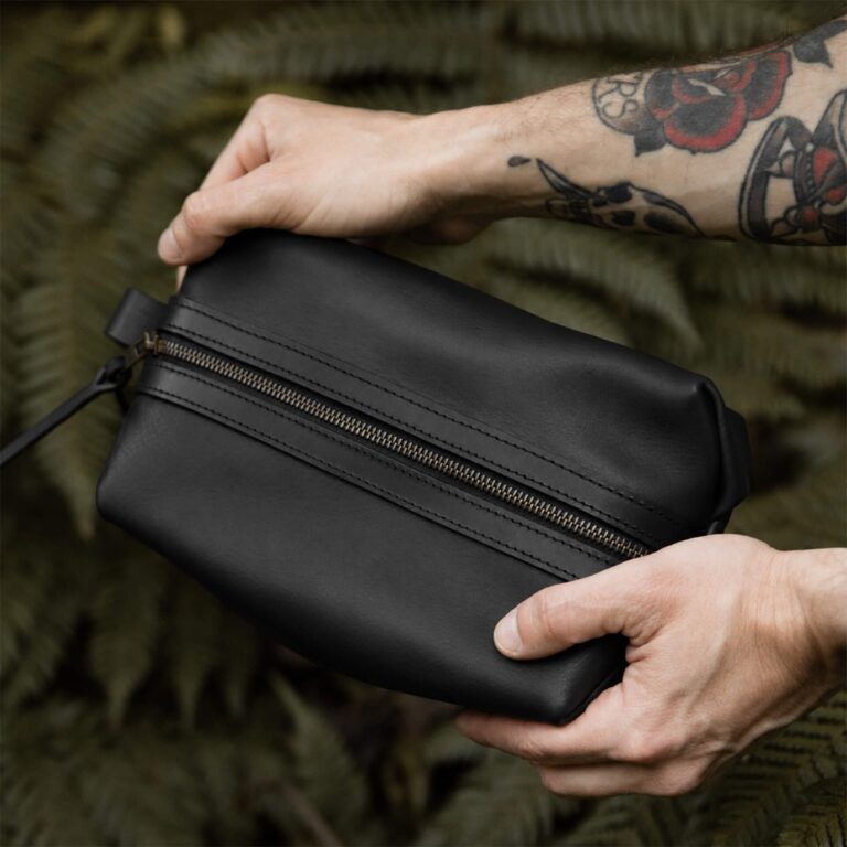 Bleu De Chauffe - Trousse de toilette Zazou - Liscio noir