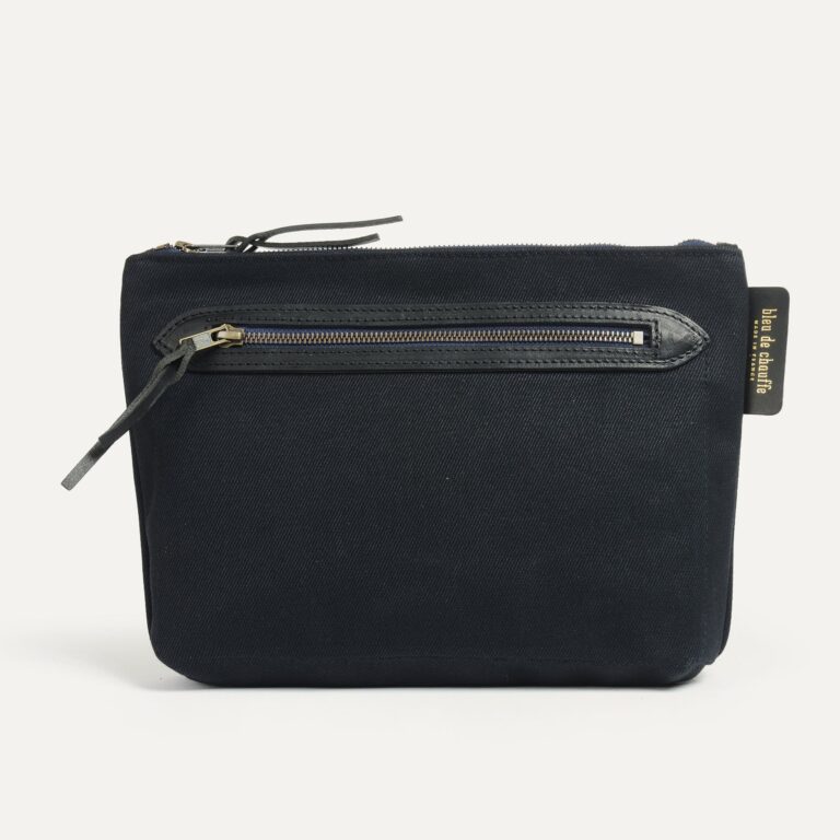 trousse de toilette zebre noir bm Bleu De Chauffe - Trousse de toilette Zèbre - Noir BM