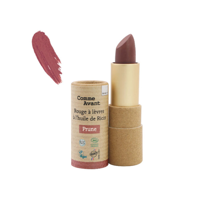 Comme Avant - Coffret maquillage – #2 - Blush Corail - Rouge à lèvres Prune - Paillettes Bronze