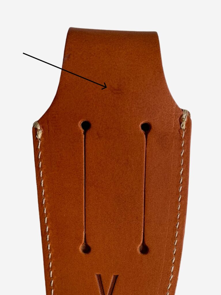 Pierrot - Etui à couteau Cognac Pierrot x Vertical