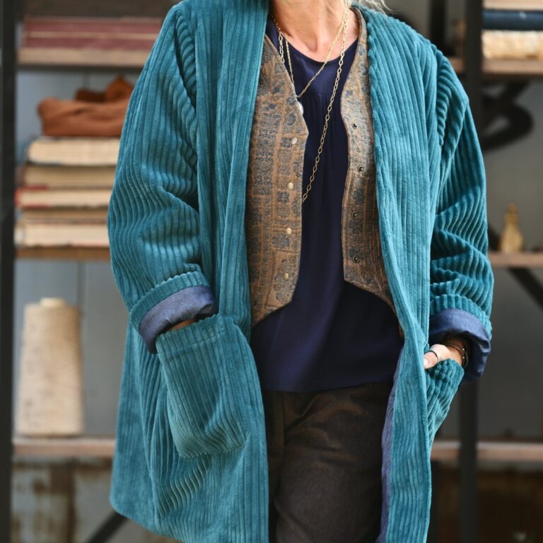 Quintessence - Veste Elvire Canard – Taille unique