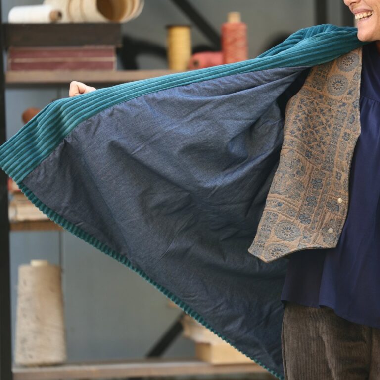 Quintessence - Veste Elvire Canard – Taille unique