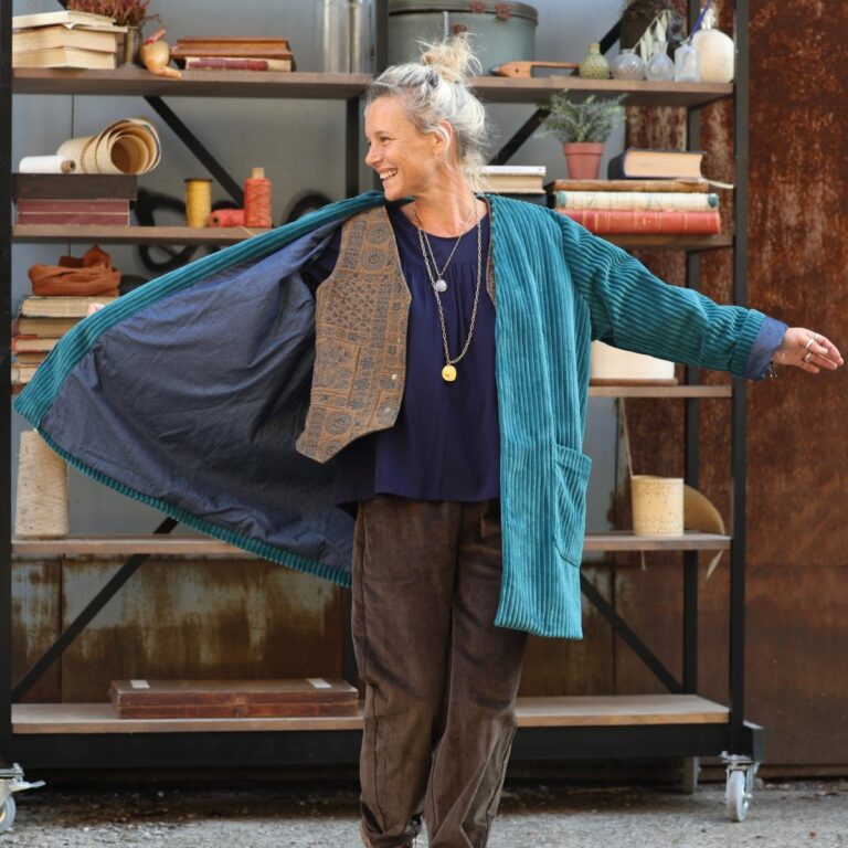 Quintessence - Veste Elvire Canard – Taille unique