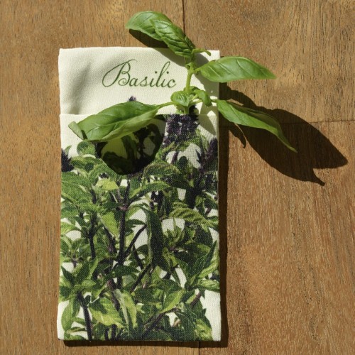 MARON BOUILLIE - Poche pour herbes aromatiques Basilic