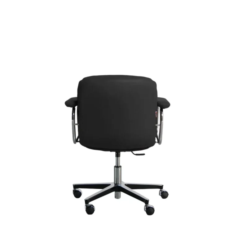 Navailles - Héritage 80 - Fauteuil de bureau vintage cuir petit dossier – cuir-serie-100