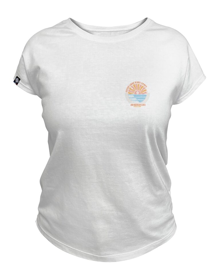 Adrenagliss - ZEN - TEE SHIRT FEMME FABRIQUÉ EN FRANCE EN COTON BIO – Gris chiné