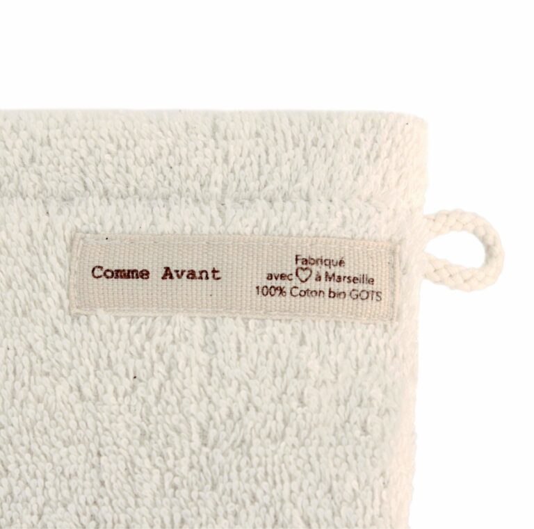 Comme Avant - Gant de toilette en coton - Version 1 – Turquoise
