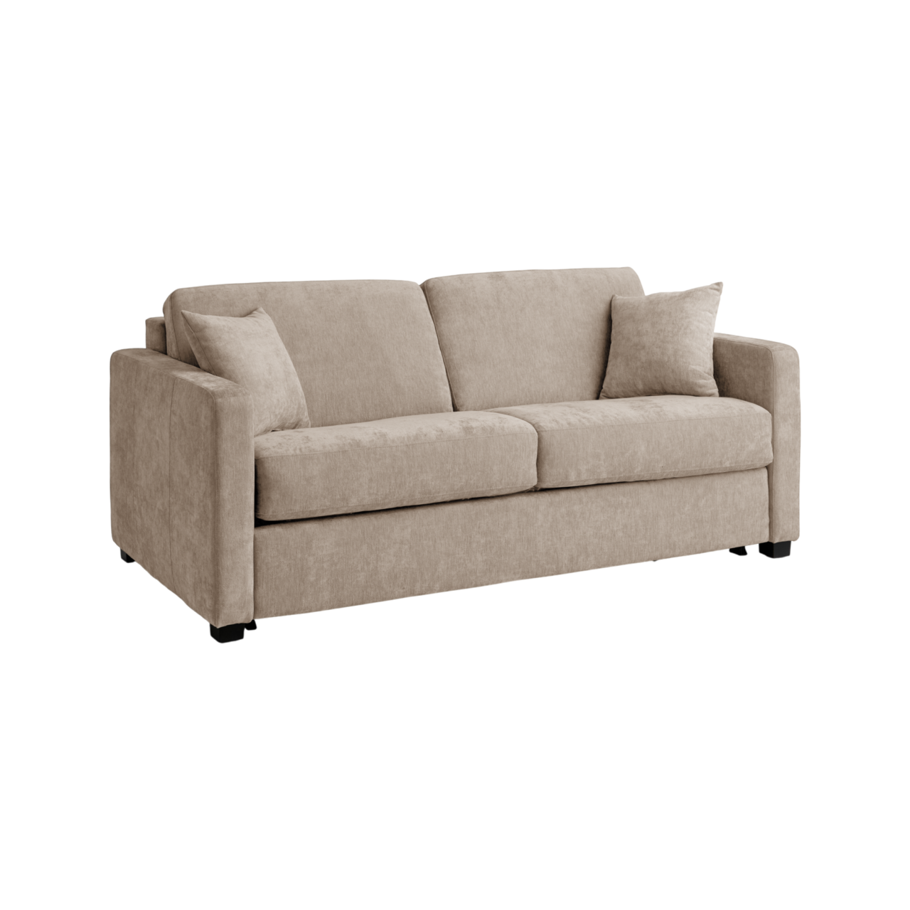 01 de canapes et fauteuils canapes convertibles camif signature beige tissus parme epic camif 100402042408 CAMIF SIGNATURE - Canapé convertible tissu Parme