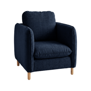 Fauteuil tissu chenillé Portimo par la marque Camif Camif - Fauteuil tissu chenillé Portimo
