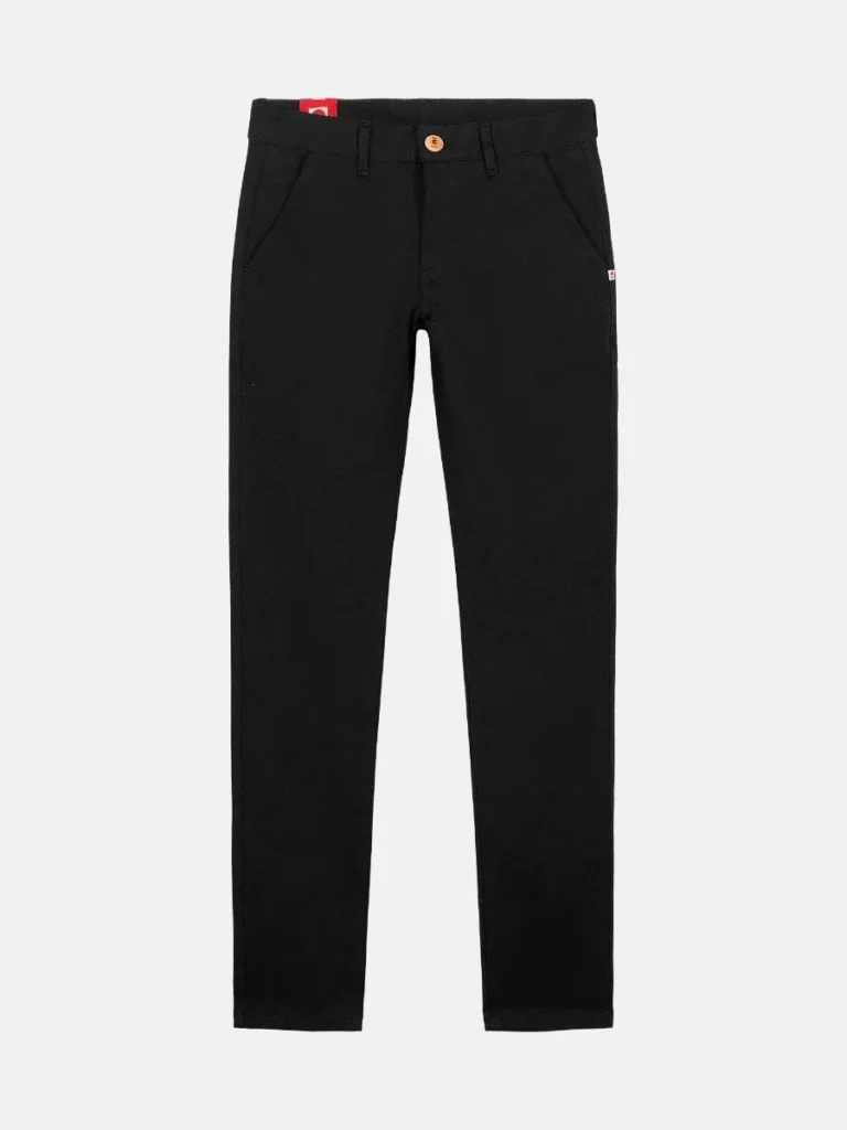 1083 - CHINO AJUSTE 163N coton bio filidenim flex uni noir Homme