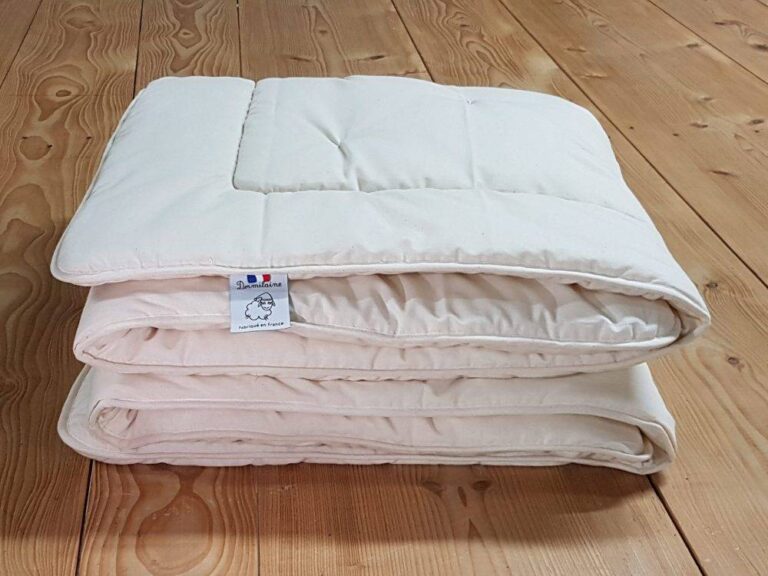 Made in Occitanie - Couette en laine bébé – 120x150