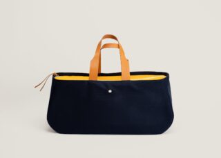 Sac voyage cabine – bleu marine et jaune par la marque Monébari Monébari - Sac voyage cabine – bleu marine et jaune