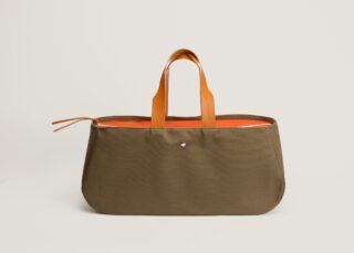 Monébari - Sac voyage cabine – kaki et orange