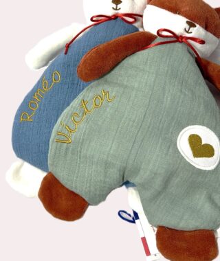 Broderie Doudou par la marque Les Petites Maries Les Petites Maries - Broderie Doudou