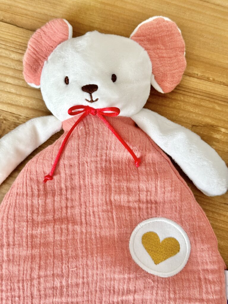 Les Petites Maries - Doudou à bisous - Souris
