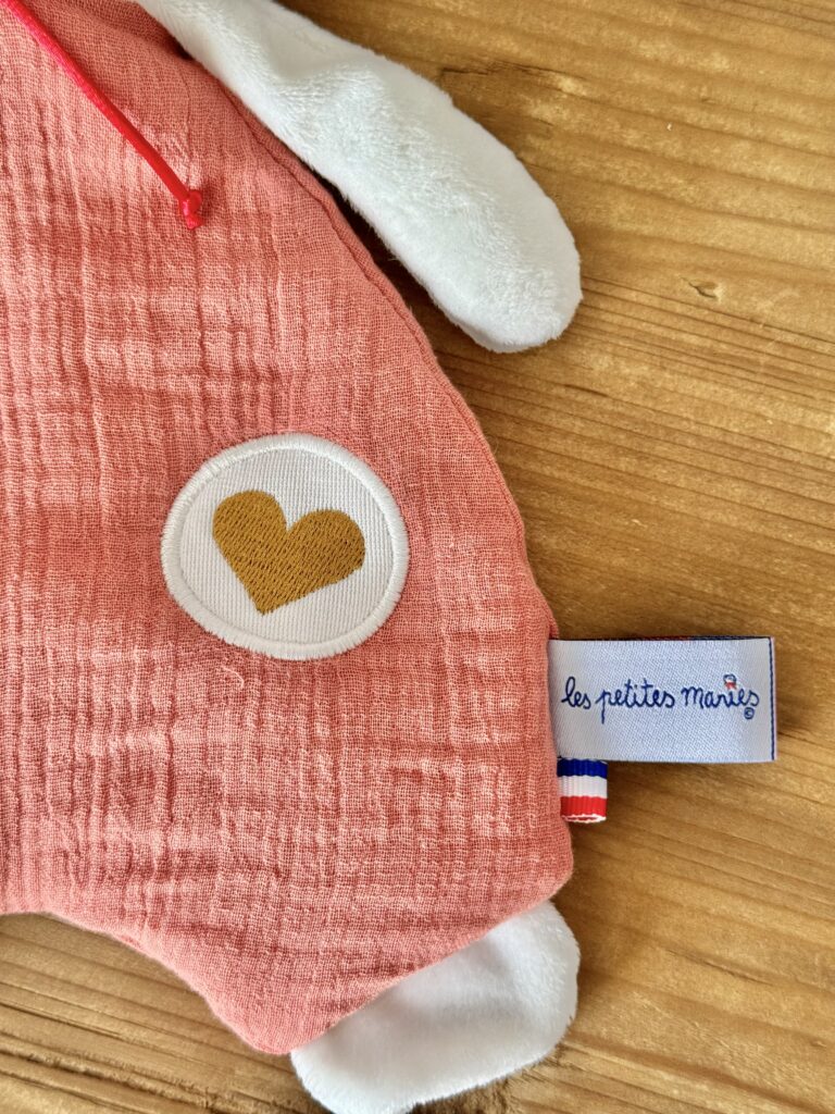 Les Petites Maries - Doudou à bisous - Lapin