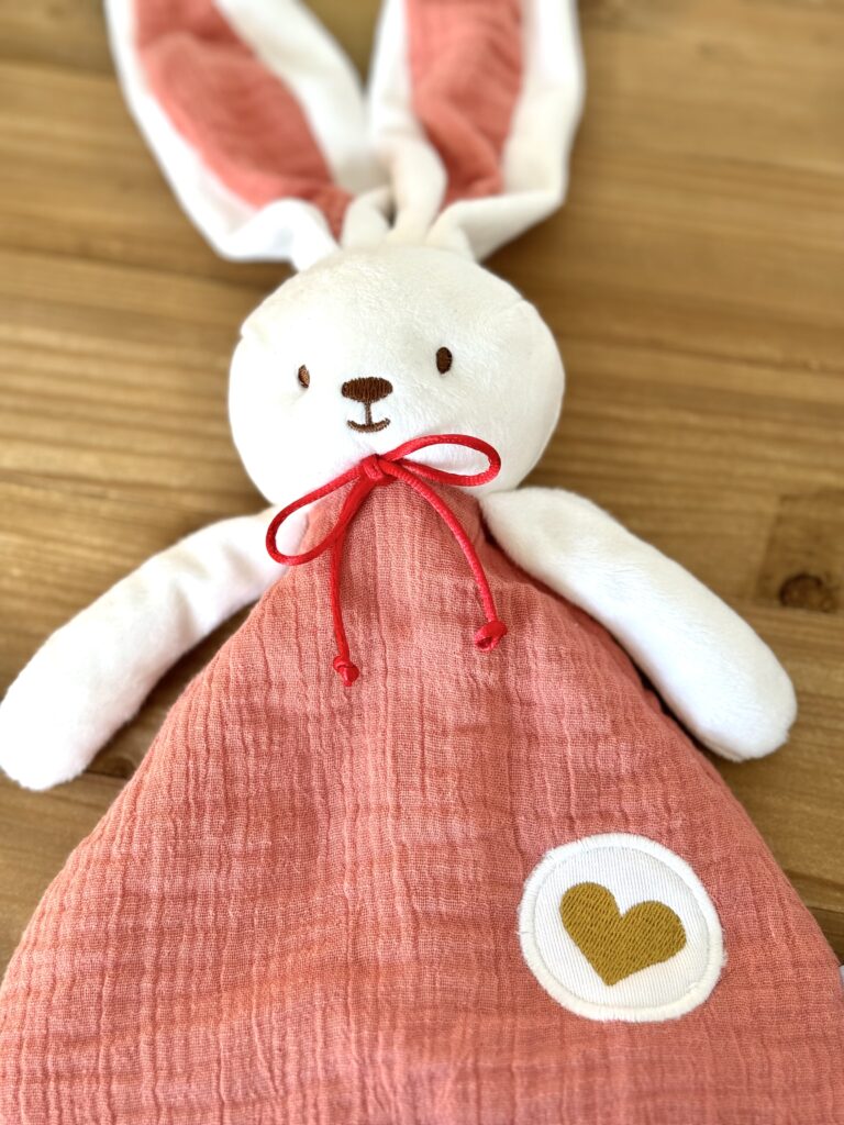 Les Petites Maries - Doudou à bisous - Lapin