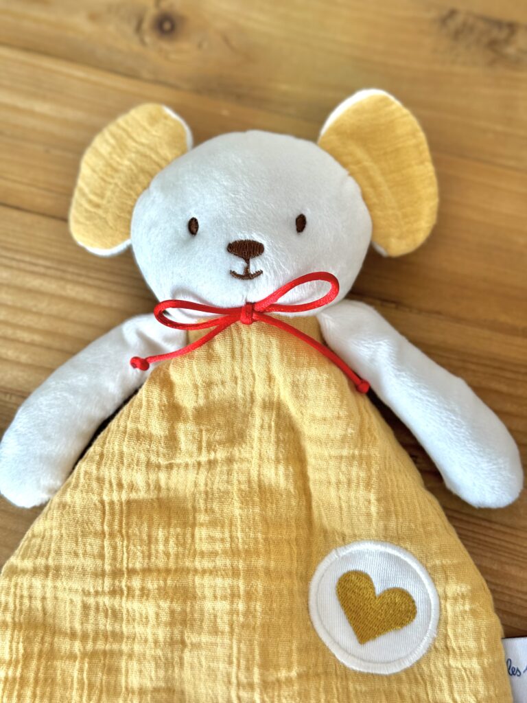Les Petites Maries - Doudou à bisous - Souris
