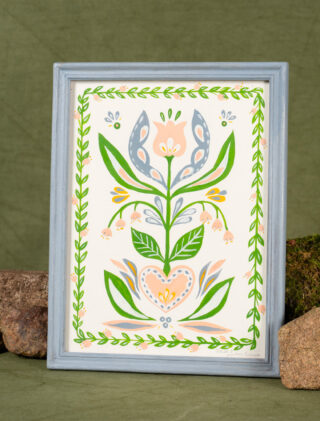 Peinture originale Arbre de vie – Origines par la marque Maison Primavera Maison Primavera - Peinture originale Arbre de vie – Origines
