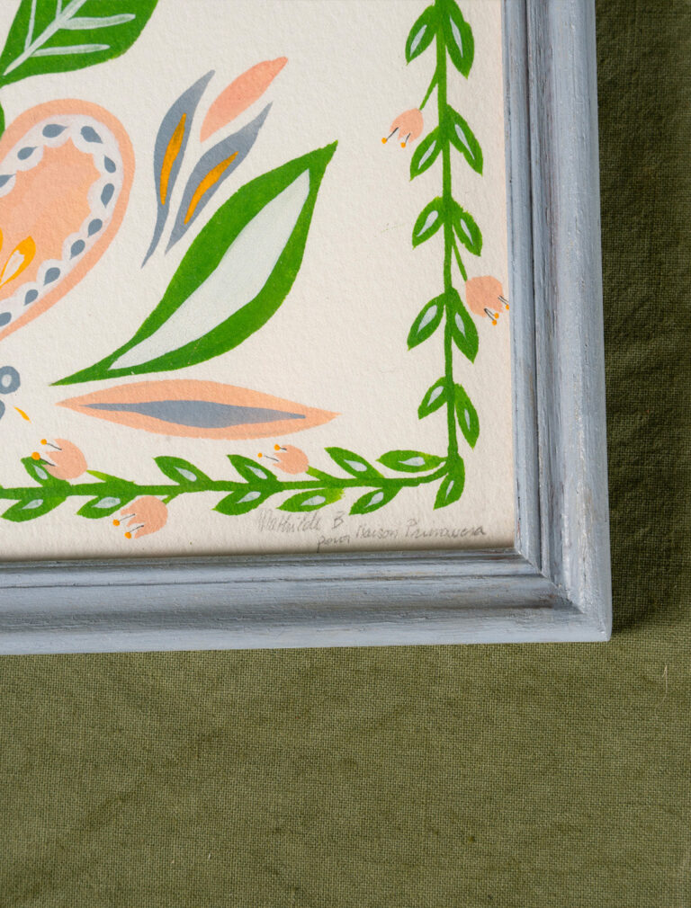 Maison Primavera - Peinture originale Arbre de vie - Origines