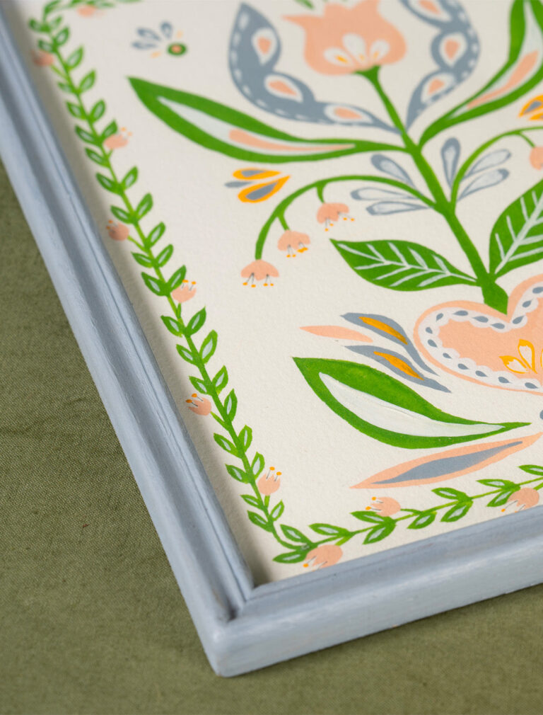Maison Primavera - Peinture originale Arbre de vie - Origines