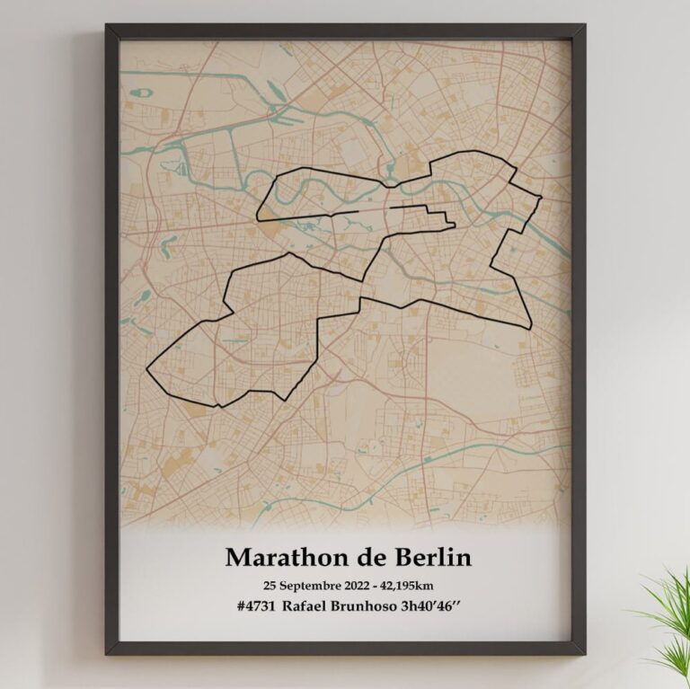 The Post Trace - Affiche Marathon de Berlin