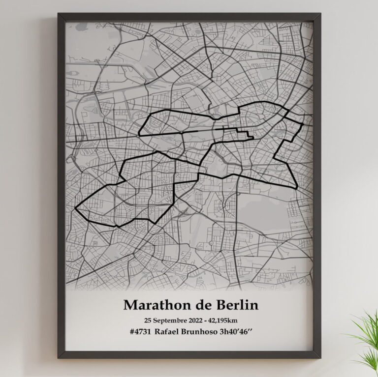 The Post Trace - Affiche Marathon de Berlin