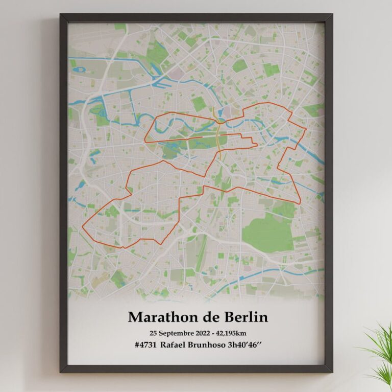 The Post Trace - Affiche Marathon de Berlin