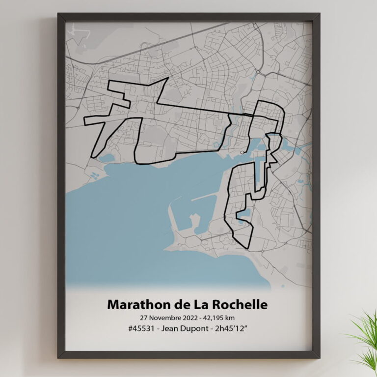 The Post Trace - Affiche Marathon de La Rochelle