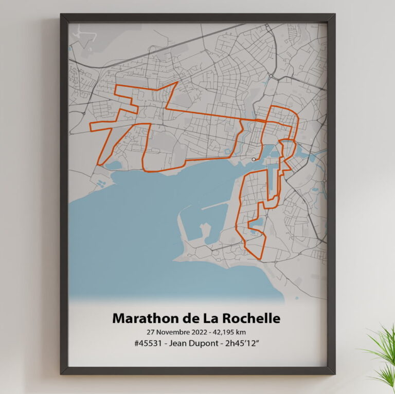 The Post Trace - Affiche Marathon de La Rochelle