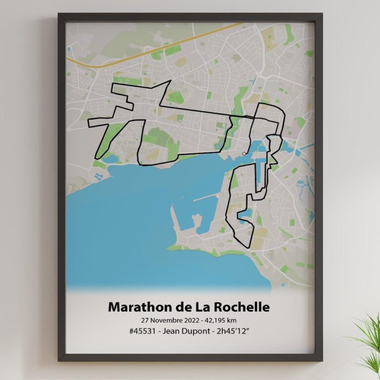 The Post Trace - Affiche Marathon de La Rochelle