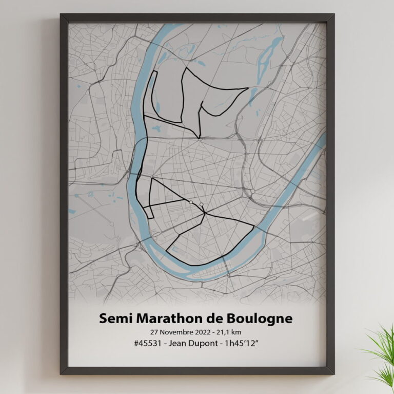 The Post Trace - Affiche Semi Marathon de Boulogne Billancourt
