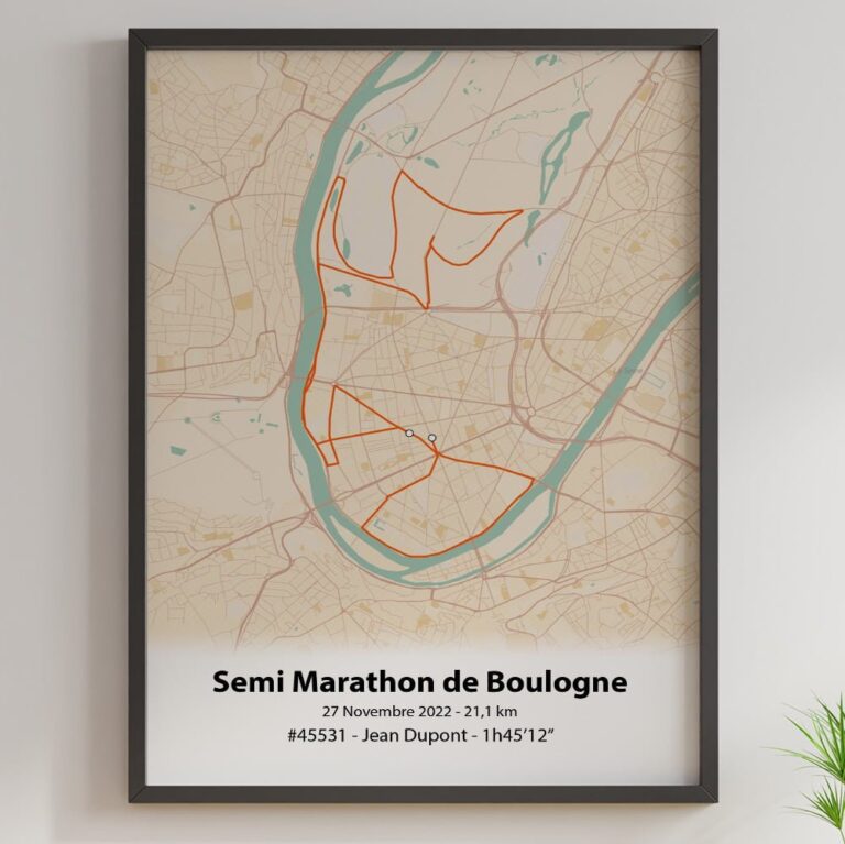 The Post Trace - Affiche Semi Marathon de Boulogne Billancourt
