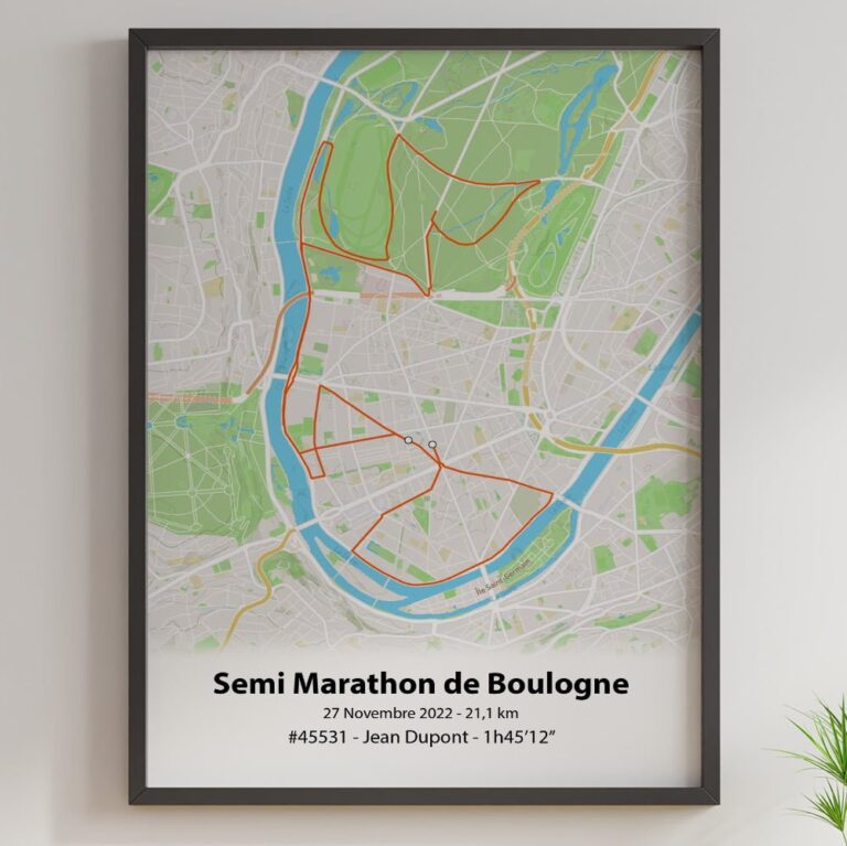 The Post Trace - Affiche Semi Marathon de Boulogne Billancourt