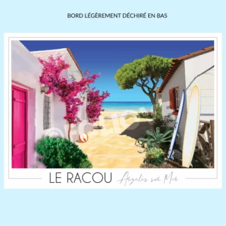 Affiche Plage du Racou imparfaite | 50×70 cm par la marque Foliove Foliove - Affiche Plage du Racou imparfaite | 50×70 cm