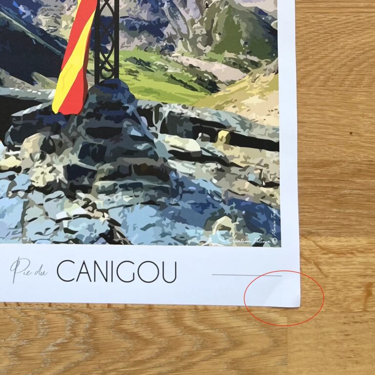 Foliove - Affiche Pic du Canigou | Imparfaite 50x70 cm – 50x70 cm (B2)