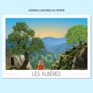 Affiche Massif des Albères | Imparfaite 50×70 cm par la marque Foliove Foliove - Affiche Massif des Albères | Imparfaite 50×70 cm