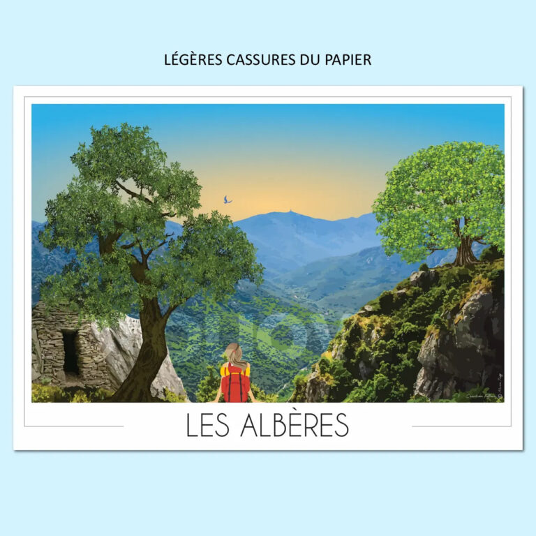Alberesimparfaite1 Foliove - Affiche Massif des Albères | Imparfaite 50x70 cm – 50x70 cm (B2)