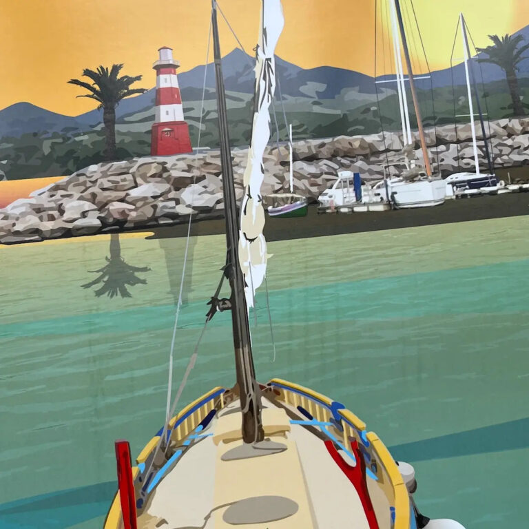 Foliove - Affiche Argelès sur Mer Port | Imparfaite 50x70 cm – 50x70 cm (B2)