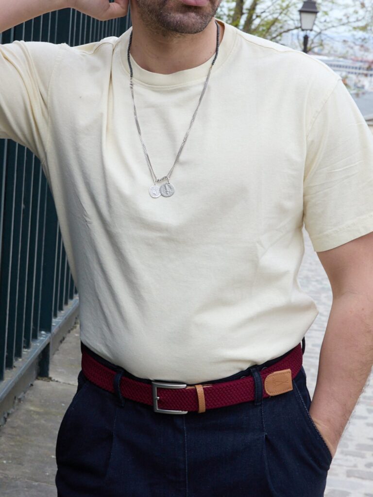 Pierrot - Ceinture Tressée Premium Bordeaux Pierrot x Vertical – L