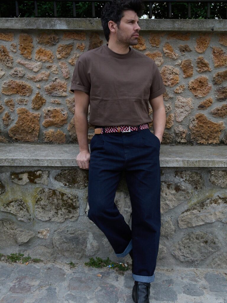Pierrot - Ceinture Tressée Premium Bleu Blanc Rouge Pierrot x Vertical – L