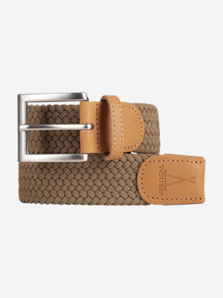 Ceinture Tressée Premium Noisette Pierrot x Vertical par la marque Pierrot Pierrot - Ceinture Tressée Premium Noisette Pierrot x Vertical