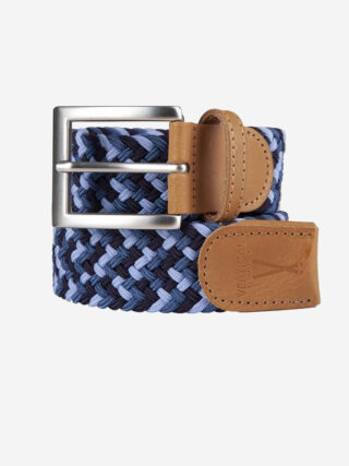 Ceinture Tressée Premium Camaïeu de Bleus Pierrot x Vertical par la marque Pierrot Pierrot - Ceinture Tressée Premium Camaïeu de Bleus Pierrot x Vertical