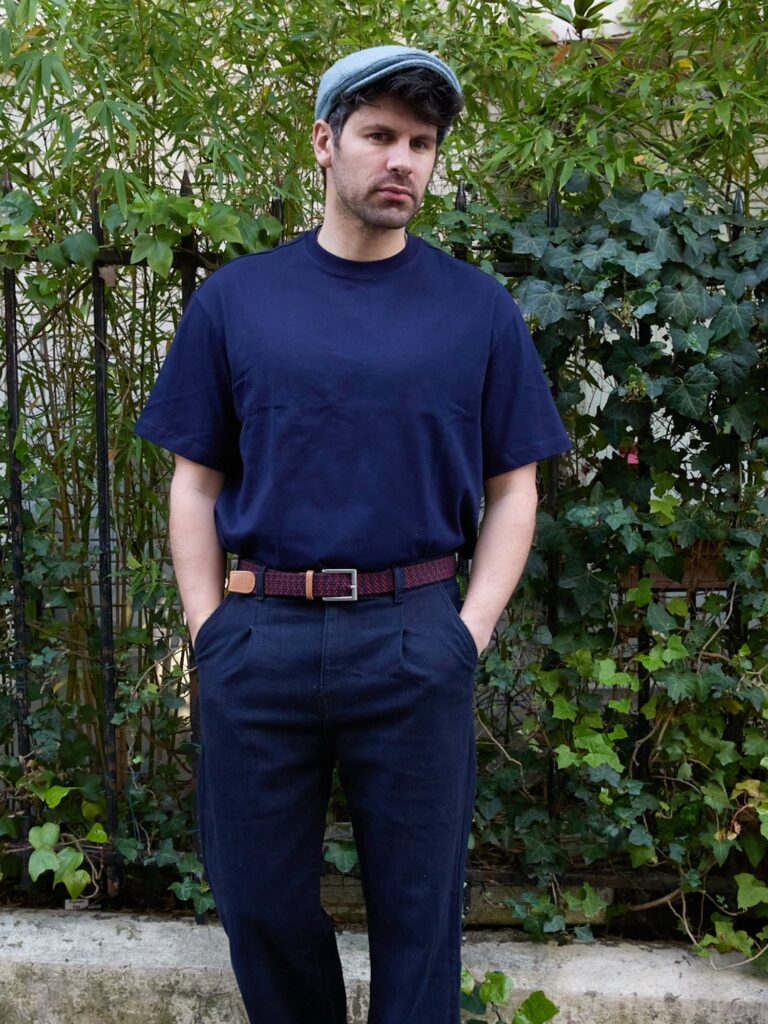Pierrot - Ceinture Tressée Premium Bordeaux et Bleu Marine Pierrot x Vertical – L