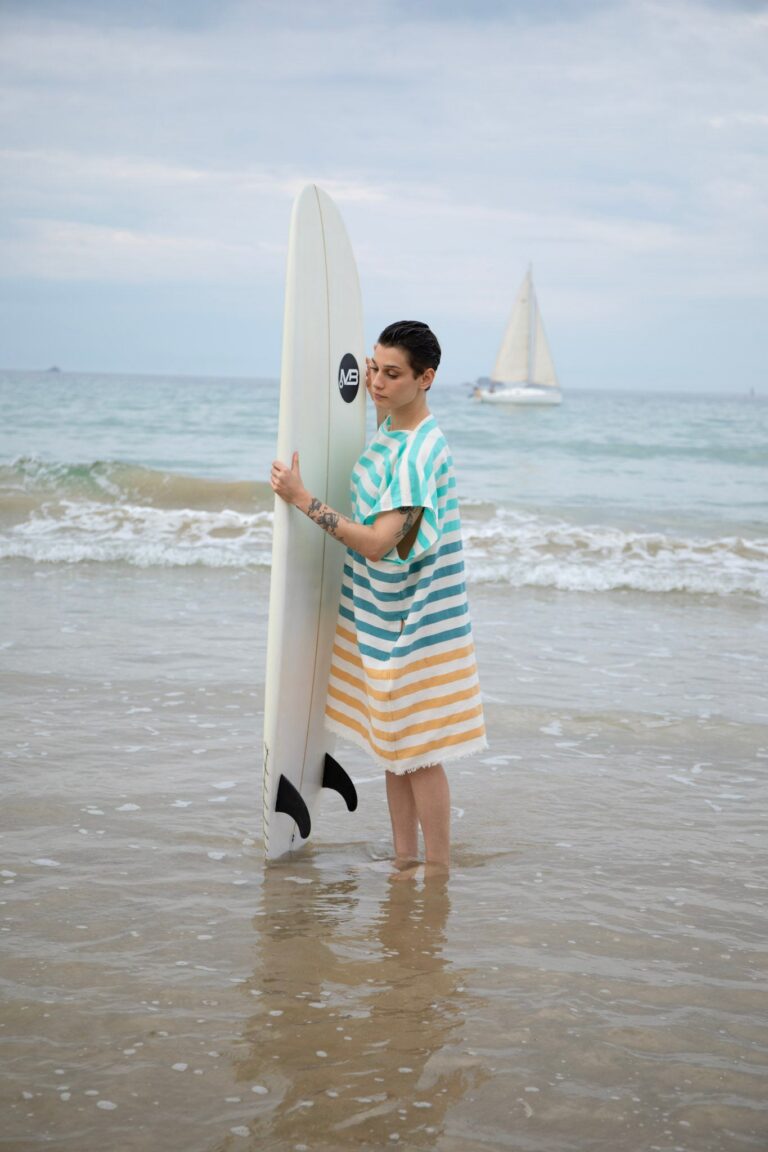 Aux Bains Français - Poncho de Plage "Curaçao"