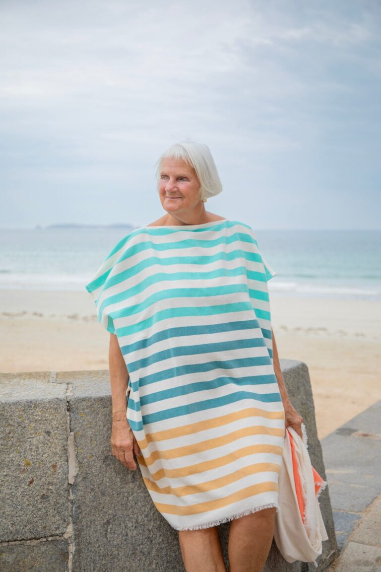 Aux Bains Français - Poncho de Plage "Curaçao"
