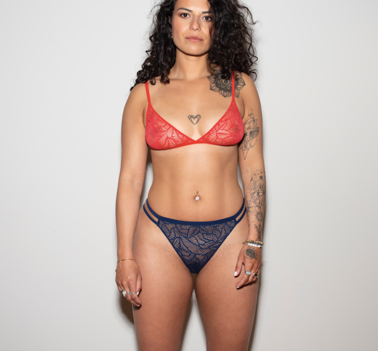 BOTT Lingerie - Culotte La First - Bleu Night – XL
