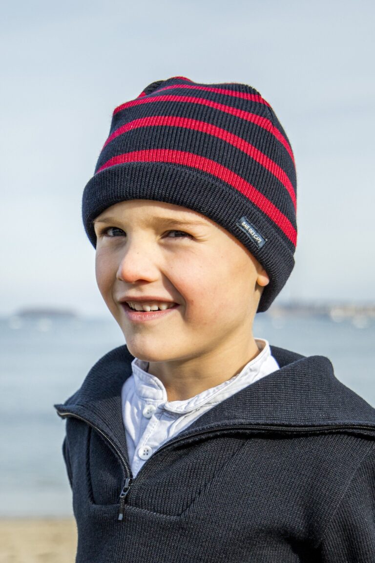Baie des Caps - Bonnet marin enfant laine mélangée – Jaune