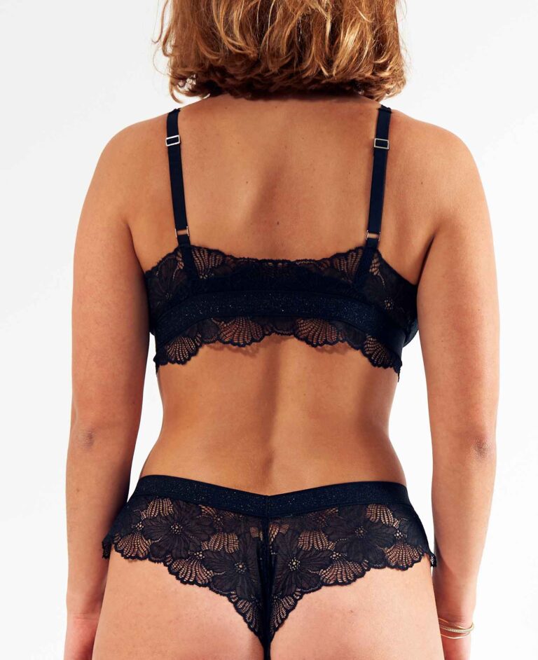 BOTT Lingerie - Foulard Le Blossom - Noir Shadow – XL